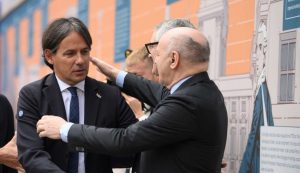 Inzaghi e Marotta - foto LaPresse - Fattidipallone.it