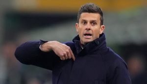 Thiago Motta a bordocampo - foto LaPresse - Fattidipallone.it