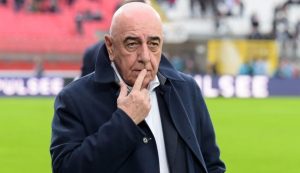 Adriano Galliani a bordo campo - foto LaPresse - Fattidipallone.it