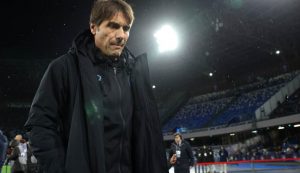 Antonio Conte amareggiato - foto LaPresse – Fattidipallone.it