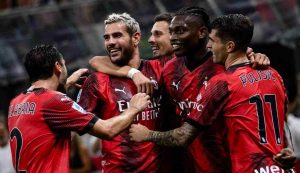 Calciatori del Milan - foto LaPresse - Fattidipallone.it
