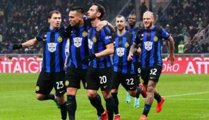 Giocatori Inter - foto LaPresse - Fattidipallone.it