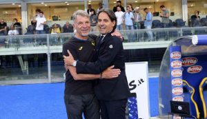 Marco Baroni e Simone Inzaghi - foto LaPresse - Fattidipallone.it