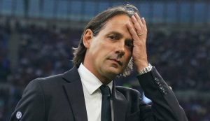 Simone Inzaghi preoccupato - foto LaPresse - Fattidipallone.it