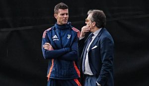 Thiago Motta e Giuntoli - foto LaPresse - Fattidipallone.it