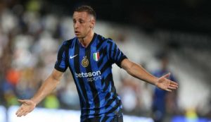 Il centrocampista dell'Inter Davide Frattesi - foto LaPresse - Fattidipallone.it