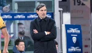 L'allenatore dell'Inter Simone Inzaghi - foto LaPresse - Fattidipallone.it