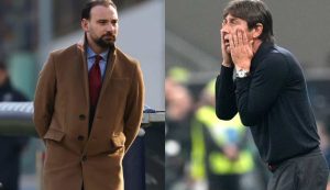 Giovanni Manna e Antonio Conte - foto LaPresse - Fattidipallone.it