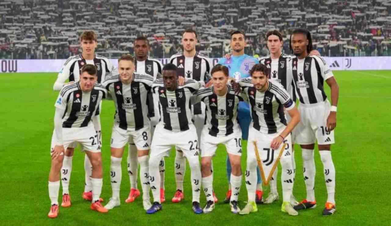Squadra Juventus - foto LaPresse - Fattidipallone.it
