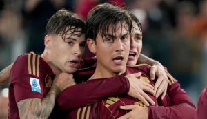 Calciatori Roma - foto LaPresse - Fattidipallone.it