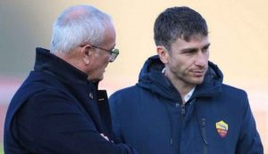 Claudio Ranieri e Florent Ghisolfi, allenatore e uomo mercato della Roma - foto X - Fattidipallone.it