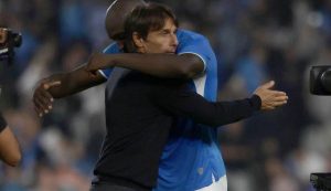 Conte e Lukaku - foto LaPresse - Fattidipallone.it