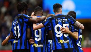 Giocatori Inter - foto LaPresse - Fattidipallone.t