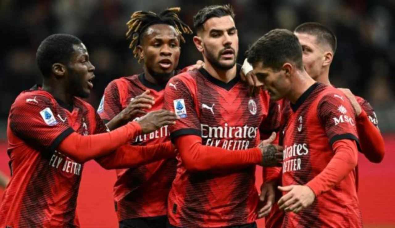 Giocatori del Milan - foto LaPresse - Fattidipallone.it