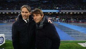 Inzaghi e Conte - foto LaPresse - Fattidipallone.it