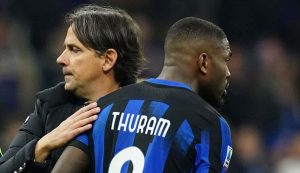 Inzaghi e Thuram - foto LaPresse - Fattidipallone.it