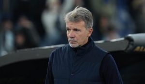 L'allenatore della Lazio Marco Baroni - foto LaPresse - Fattidipallone.it