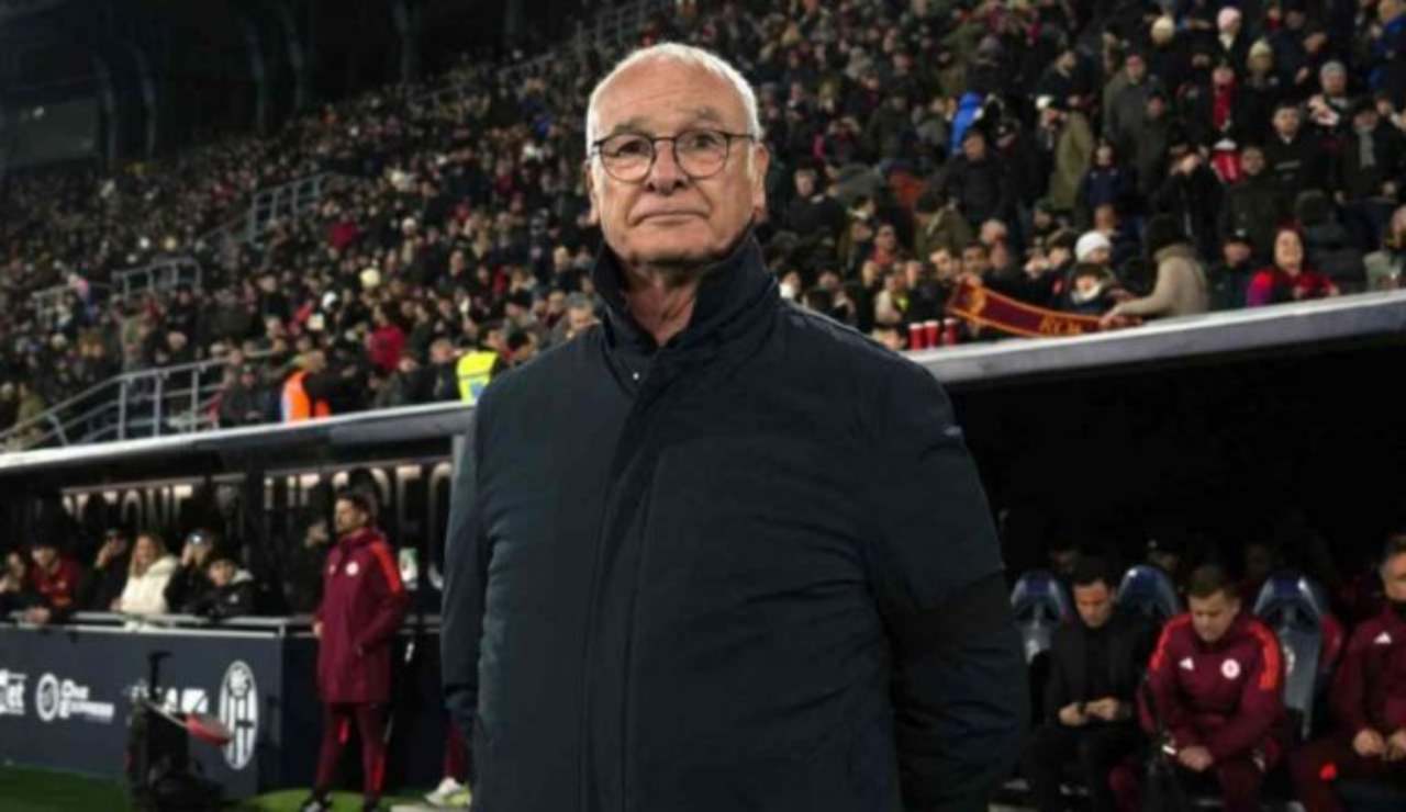 L'allenatore della Roma Claudio Ranieri - foto LaPresse - Fattidipallone.it