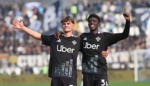 Nico Paz e Assane Diao - foto LaPresse - Fattidipallone.it (1)