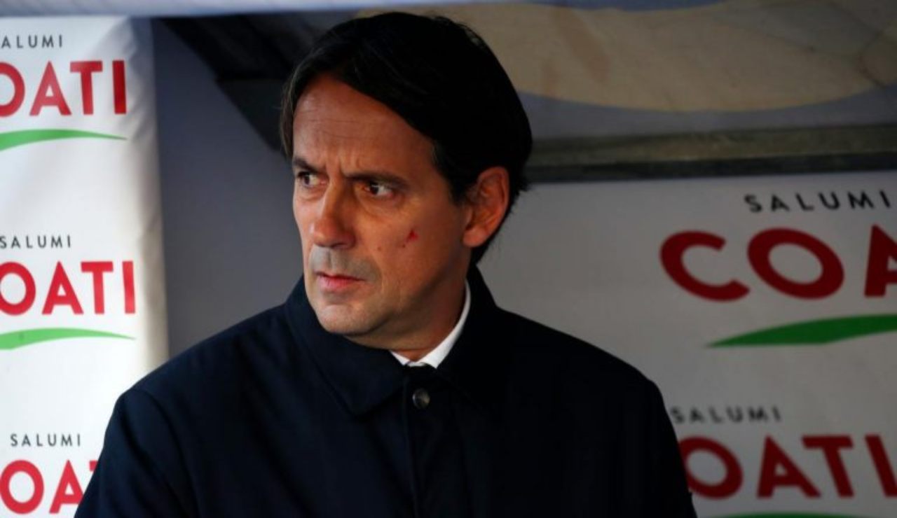 Simone Inzaghi, allenatore dell'Inter - foto LaPresse - Fattidipallone.it