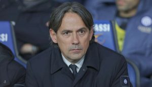 Simone Inzaghi in panchina - foto LaPresse - Fattidipallone.it